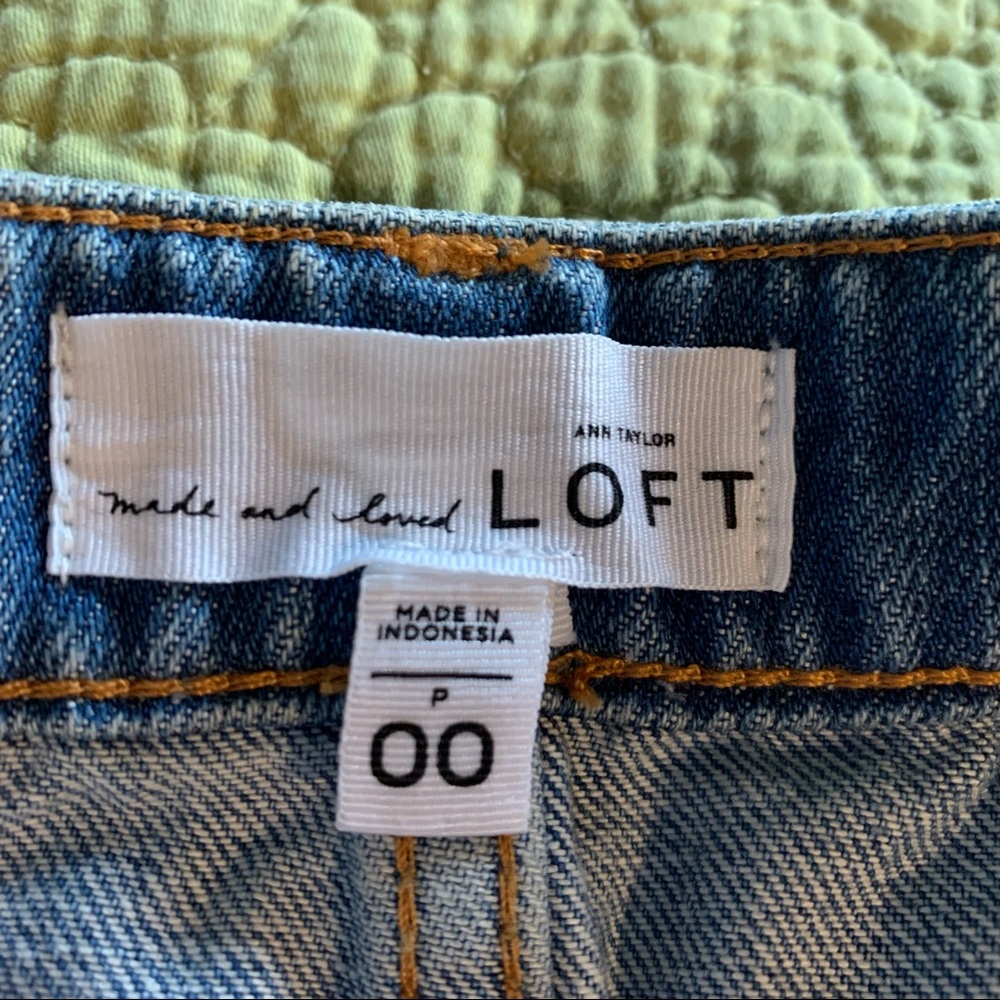 Loft Denim Skirt * 00 Petite = 2P - Picture 3 of 8